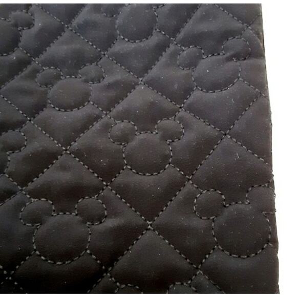 Vera Bradley Disney Mickey Mouse Microfiber Embroidered Black Bucket Bag Handbag - Picture 7 of 12